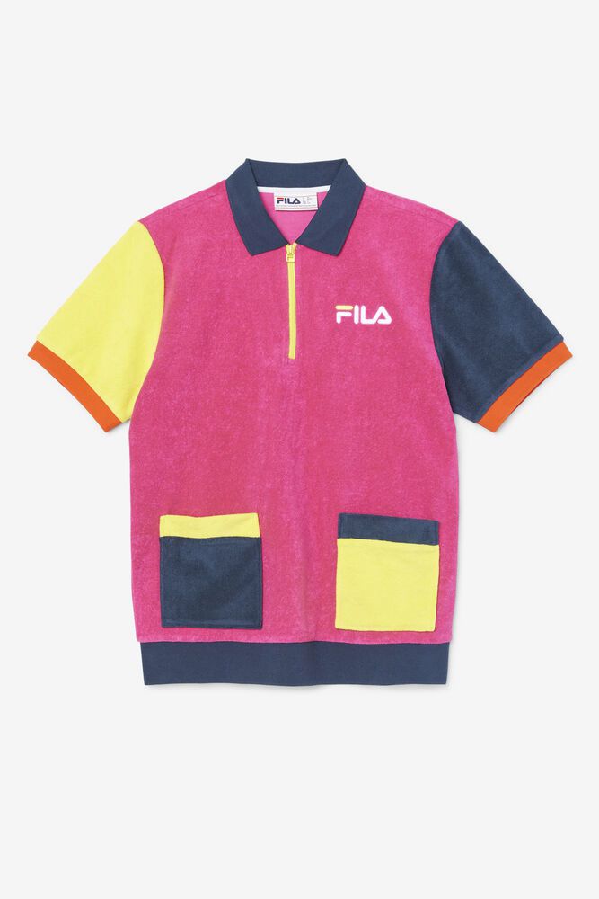 Fila Polo Womens Pink Analu - Ireland 87945-YURQ